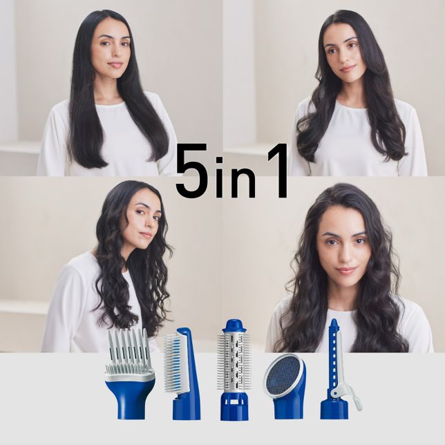Panasonic Hair Styler EH8465 - 5 Attachments & Effortless Shaping