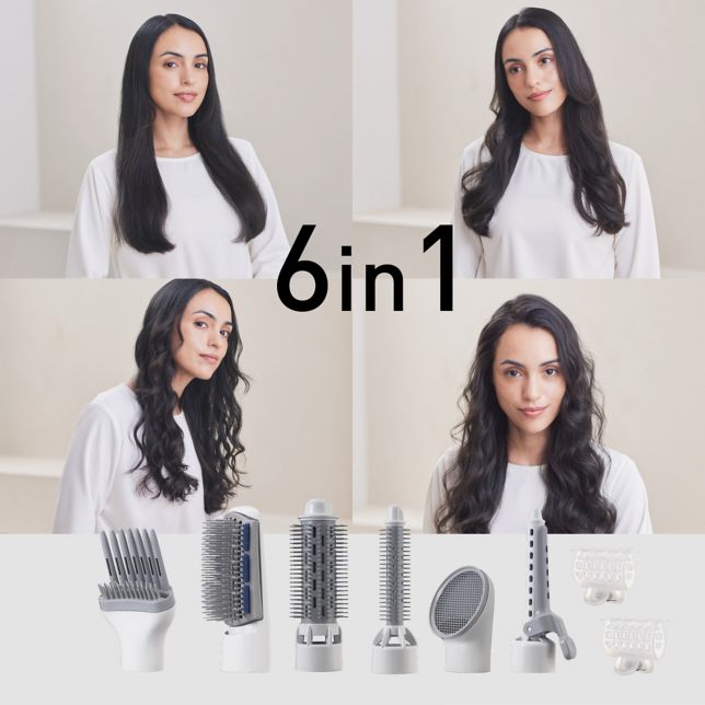 Panasonic EH-HEQJ-S リラクゼーションスパ Panasonic Hair Styler EH-KA81 - Versatile Styling with 6