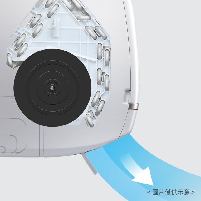 低風阻大風道設計<br>出風風切音再降低