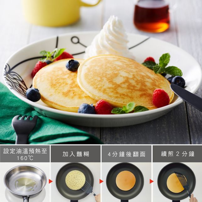 即使連續油煎<br>同樣美味更美觀