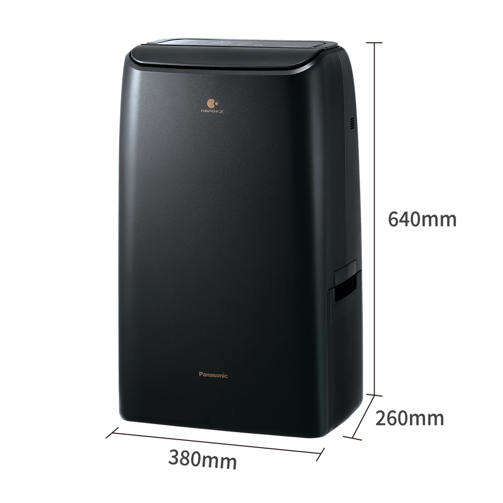 Panasonic F-YV34NNK 17L 變頻高效型除濕機官方產品圖，用於五年電費與容量升級成本比較
