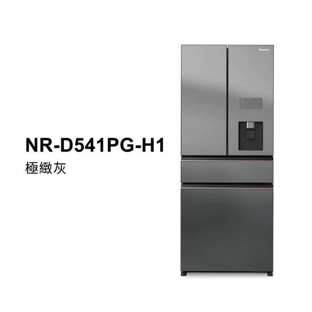 輕奢品味系列 無邊框霧面玻璃4門電冰箱 NR-D541PG商品圖
