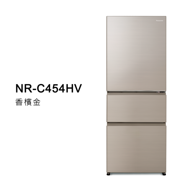 日系上質系列 無邊框鋼板3門電冰箱 NR-C454HV商品圖