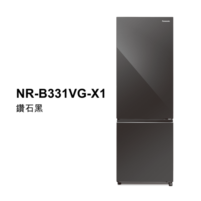 輕奢品味系列 無邊框鏡面雙門電冰箱 NR-B331VG商品圖