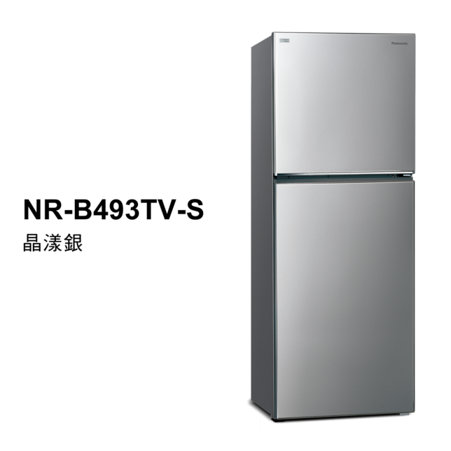經典變頻系列 無邊框鋼板雙門電冰箱 NR-B493TV商品圖