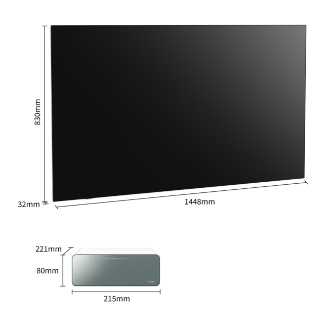 TH-65LW2NW 65吋、OLED 壁掛無線顯示器商品圖