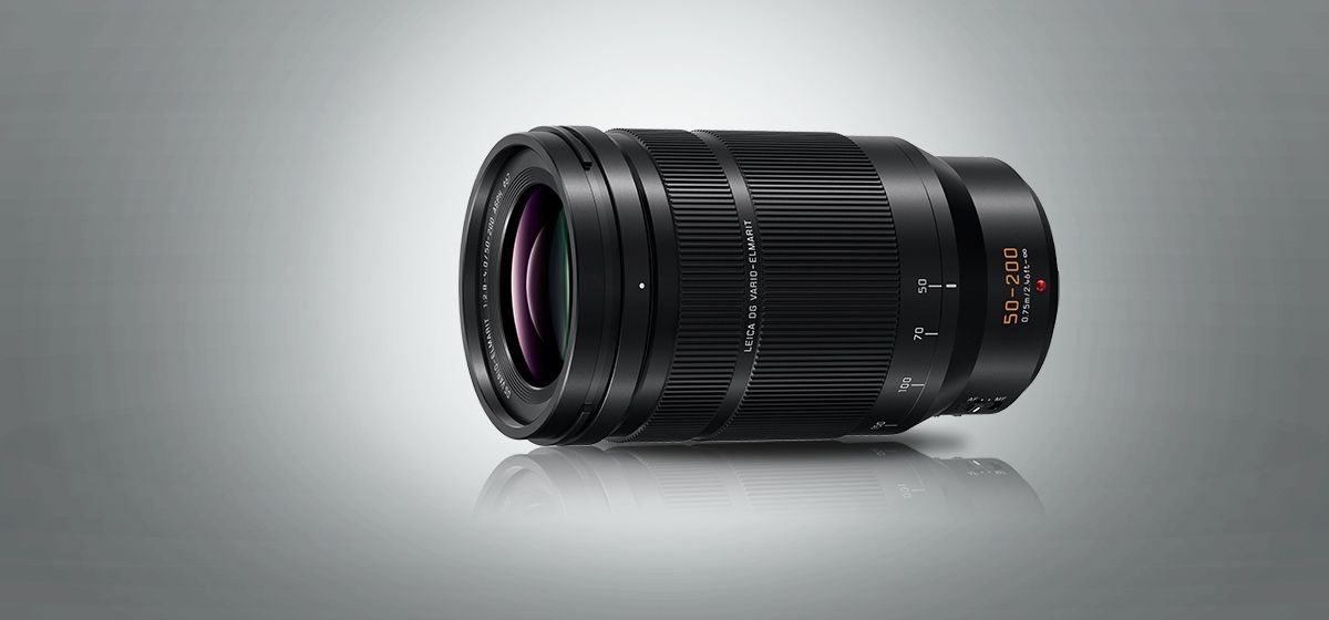 Photo de l'objectif Micro Four Thirds LEICA DG VARIO-ELMARIT 50-200 mm / F2,8-4,0 ASPH. / POWER O.I.S. (H-ES50200)