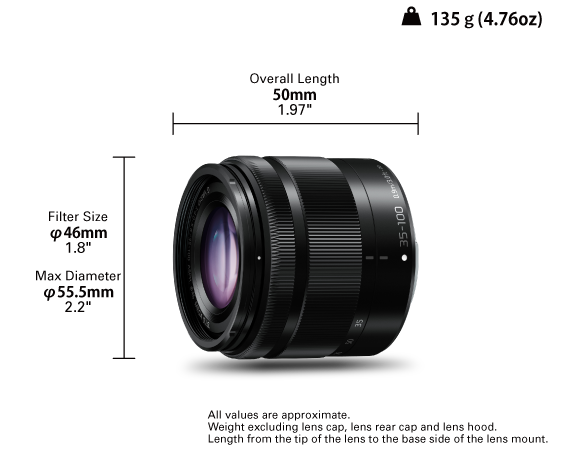 Photo de Objectifs LUMIX G H-FS35100