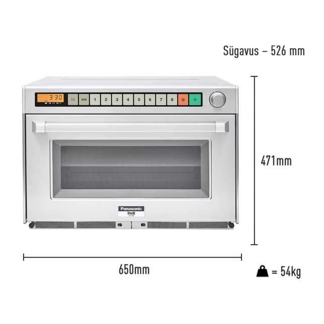 Foto NE-1880EUG gurmeeklassi professionaalne mikrolaineahi