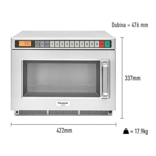 Fotografija NE-1864EPG Kompaktna i snažna inverterska mikrovalna pećnica