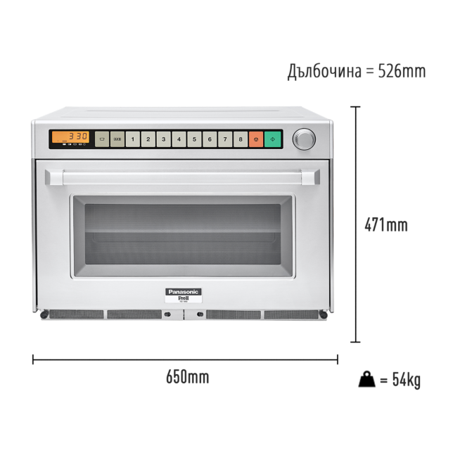 Снимка на Професионална микровълнова фурна NE-1880EUG от клас „гурме“