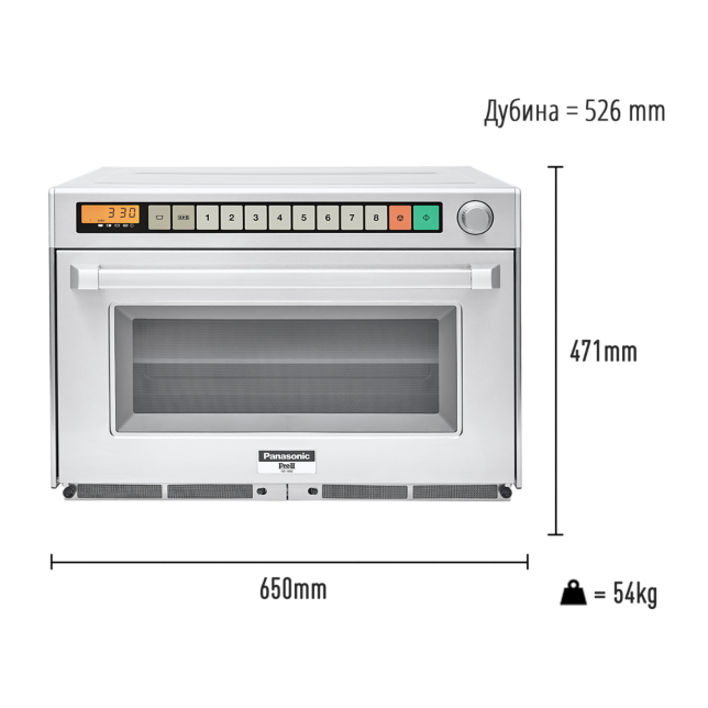 Фотографија NE-1880EUG професионална микроталасна пећница гурманске класе