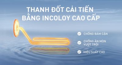Thanh đốt cải tiến bằng Incoloy cao cấp