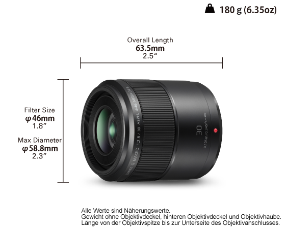 Produktabbildung LUMIX G Objektiv H-HS030