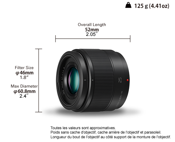 Photo de Objectif LUMIX G H-H025