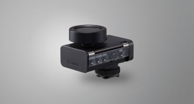 Foto do microfone shotgun digital DMW-DMS1