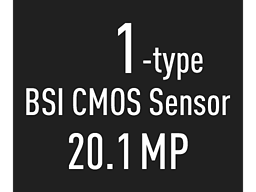 1,0-Zoll-BSI-CMOS-Sensor mit 20,1 Megapixeln