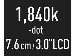 LCD de 1,84 milhão de pontos