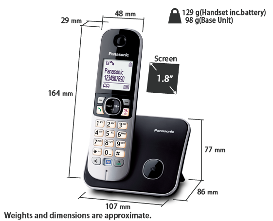 Photo de KX-TG6811 Téléphone sans fil DECT