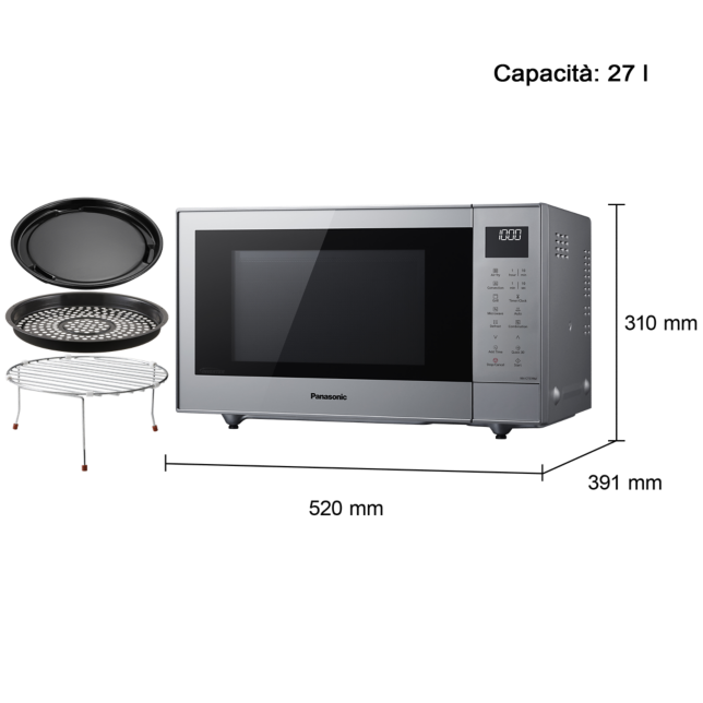 Foto di Forno a microonde con frittura ad aria NN-CT57RM