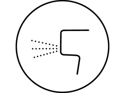 Icon of external nanoe™ outlet