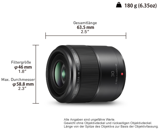 Produktabbildung LUMIX G-Objektiv H-HS030