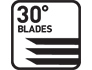 30°-Klingen