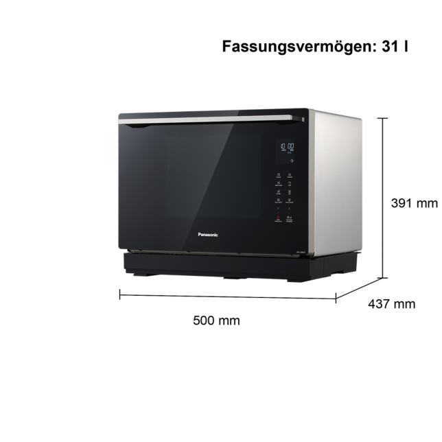 Produktabbildung 4-in-1 Dampfbackofen mit Mikrowelle NN-CS89LB