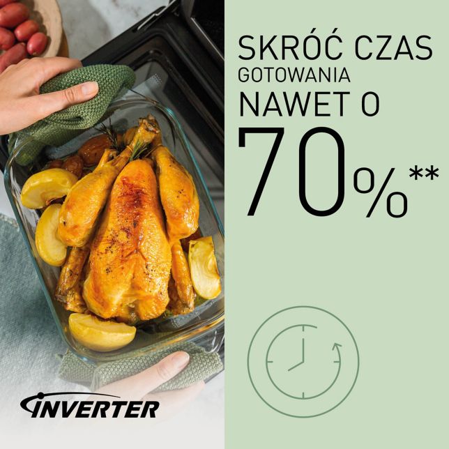 Skróć czas gotowania nawet o 70%**