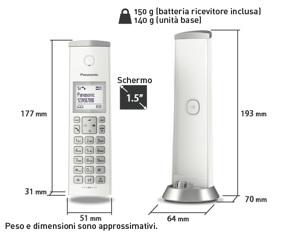 Foto di Telefono KX-TGK220