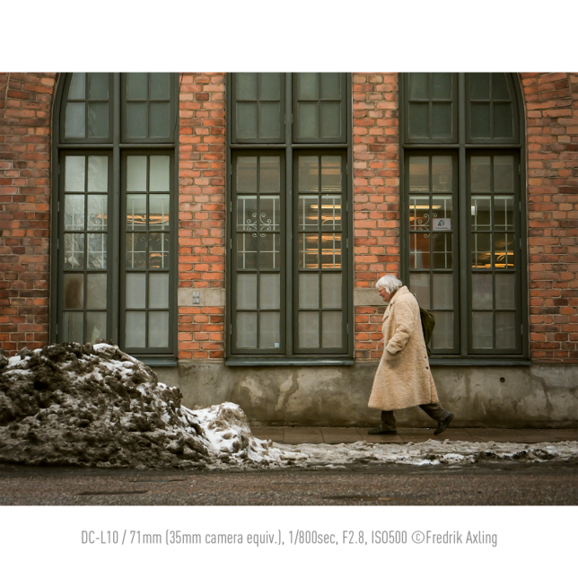 Fotografie realizată de Fredrik Axling, DC-L10, 71 mm (echivalentul unei camere de 35 mm), 1/800 s, F2,8, ISO 500