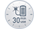 30min Cordless use