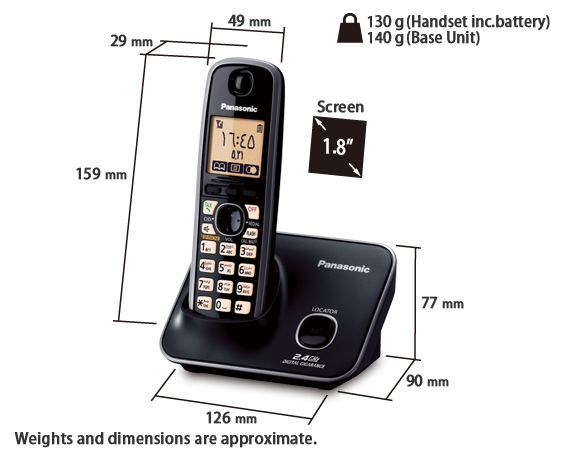Photo of Cordless Telephone KX-TG3711