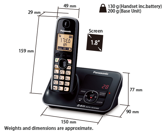 Photo of Cordless Telephone KX-TG3721