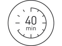 Cordless usage 40min