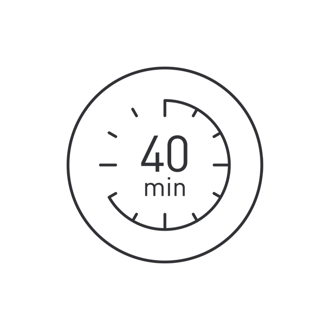 Cordless usage 40min