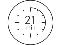 Cordless usage 21min