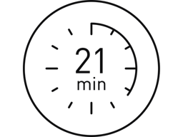 Cordless usage 21min