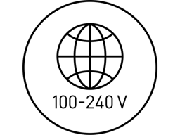 Universal voltage 100 240 V