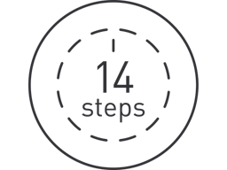 14 cutting steps