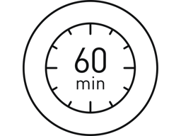 Cordless usage 60min