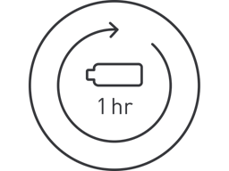 One hour full charge