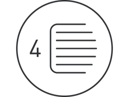 Pictogramă pentru sistemul de ras cu 4 lame