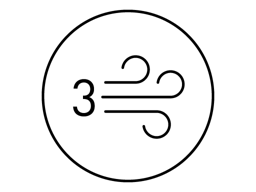 Icon of 3 Airflow Settings
