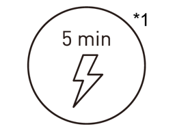 5 минуттық жылдам зарядтау