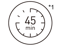 Do 45 minuta bežične upotrebe