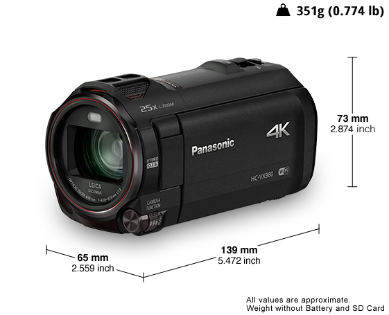 4K Ultra HD Kayıt Özellikli Kamera HC-VX980 Resmi