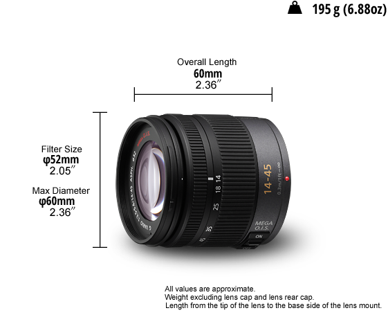 Foto van LUMIX G Lens H-FS014045