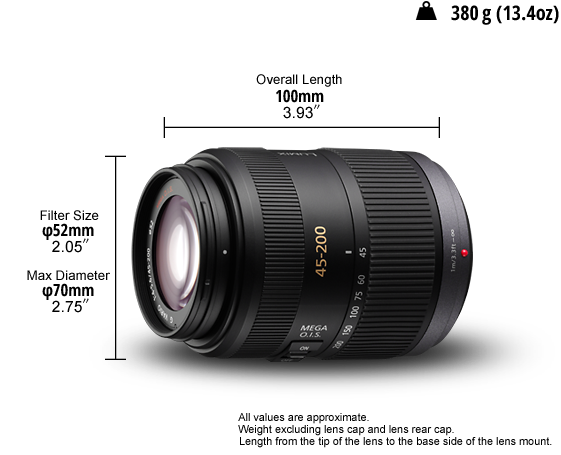 Photo de Objectif LUMIX G H-FS045200