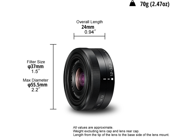 LUMIX G Lens H-FS12032 Resmi